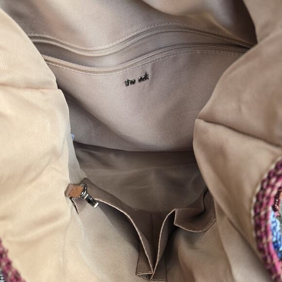 Vibrant Sequin Shoulder Bag in Purple and Gold - Picture 9 of 11